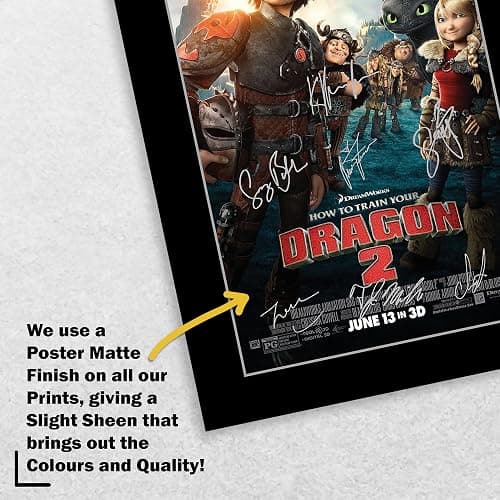 HWC Trading How to Train Your Dragon 2 Gifts Printed Poster Signed Autograph Picture for Movie Memorabilia Fans (ID-003231) - A4 Print Only thumbnail 6