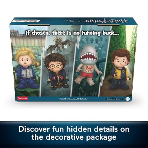 Little People Collector Harry Potter and the Goblet of Fire Special Edition Set for Adults & Fans, 4 Figures in a Display Box thumbnail 6