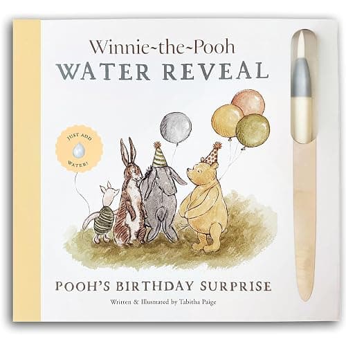 Winnie-the-Pooh: Pooh's Birthday Surprise: A Water Reveal Book (Tabitha Paige Children's Book Series) - Image 1