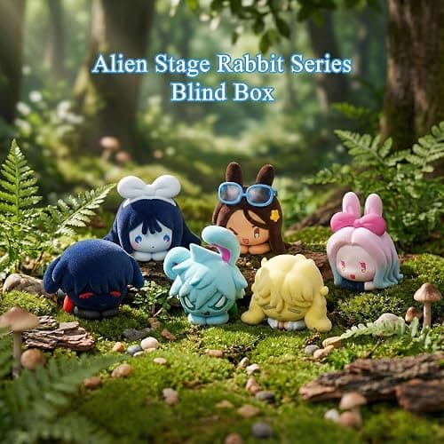 YJacuing Alien Stage Bunny Series Blind Box Figure (Single Box) | Official, Anime, ALNST, Merch, Figurine, Home Decor thumbnail 4
