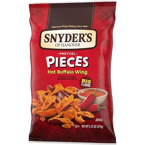 Snyder's of Hanover Hot Buffalo Wing Flavored Pretzel Pieces, 11.25 Oz thumbnail 6