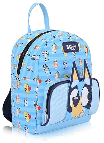 Fast Forward Bluey Mini Backpack | Officially Licensed 10" PU Leather Bag for Girls, Boys, Women, Men | Bluey Backpack Purse with Adjustable Strap | Ages 3+ thumbnail 2