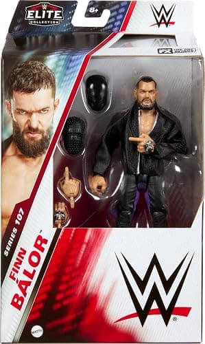 Mattel WWE Elite Action Figure & Accessories, Series #107 Finn Balor 6-inch Collectible with 25 Articulation Points & Swappable Hands thumbnail 4