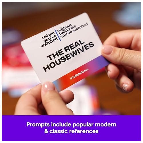Spin Master Games, Tell Me Without Telling Me, 2025 Edition with New Cards, The Viral Adult Party Game for Friendsgiving, Adult Card Game, 4+ Players, for Ages 18 & Up thumbnail 5