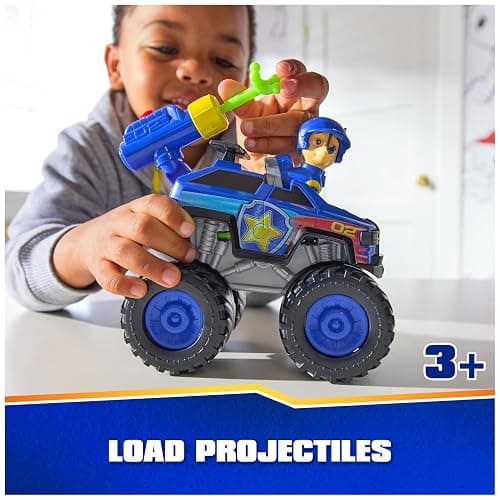 PAW Patrol: Rescue Wheels Chase’s Cruiser, Toy Truck with Projectile Launcher and Collectible Action Figure, Kids Toys for Boys & Girls Ages 3 and up thumbnail 3
