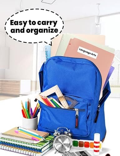 SUNEE 3 Hole Folders with Pockets (6 Pack, Vintage Colors) Plastic Folders for 3 Ring Binder, Heavy Duty Binder Folder for Document for School, Students, Teachers, Office Staf thumbnail 7