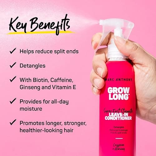 Marc Anthony Leave-In Conditioner Spray & Detangler, Grow Long Biotin & Grow Long Hair Mask, for Dry Damaged Hair, 10 Ounce thumbnail 3