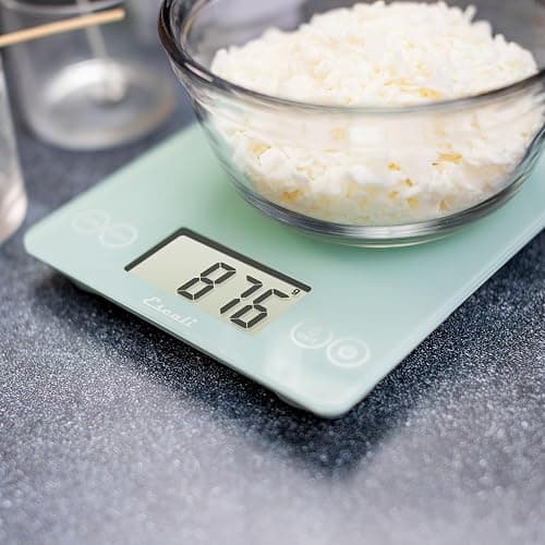 Escali Arti Classic Digital Coffee Scale Espresso Scale and Countertop Food Scale, 15-Pound Capacity, Teal thumbnail 5