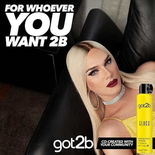 got2b Glued Blasting Freeze Hairspray 300 ml, Glued Hairspray for up to 72h Ultra Strong Hold, Hairspray got2b, For Extreme Hairstyles, Vegan Formula thumbnail 6