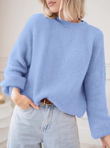 PRETTYGARDEN Women's Fall Oversized Sweaters Dressy Casual Long Sleeve Chunky Knit Winter Pullover Tops 2026 Holiday Outfits thumbnail 4