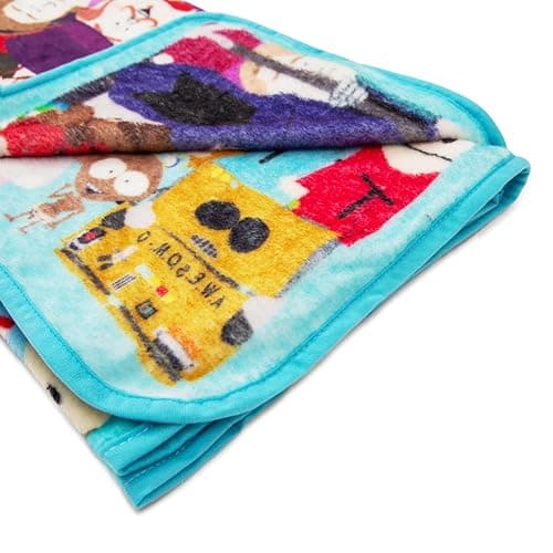 South Park Characters Raschel Throw Blanket | Soft Polyester Cover for Sofa, Bed | 45 x 60 Inches thumbnail 5