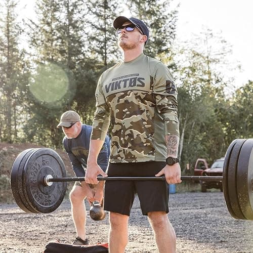 VIKTOS Men's Range Trainer Sunblock Jersey | Lightweight Breathable Comfortable Long Sleeve Shirt with Non-Fade Print thumbnail 4