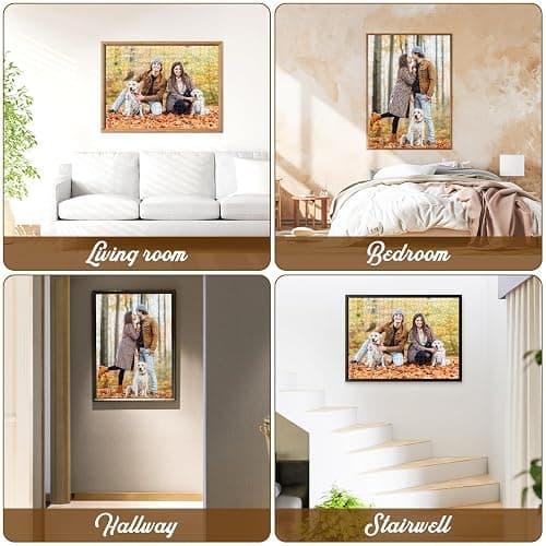 Custom Puzzles from Photos, 300/500/1000 Piece Puzzle for Adults, Personalized Jigsaw Puzzles with Photo Text, Photo Puzzles Personalized Gifts for Family Pet Birthday Christmas Halloween thumbnail 6