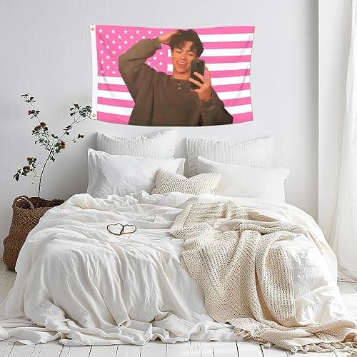 Shmbada 3x5 Ft Malachi Barton Decorative Flag Double Stitched with 2 Brass Grommets Decor for Indoor Outdoor, Tapestry Wall Hanging College Dorm Room Decoration thumbnail 4