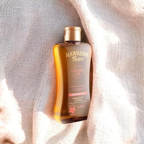 Hawaiian Tropic | Glowing Tanning Oil Sonnenöl, 200 ml, tropischer Duft mit Vitamin E, vegan thumbnail 8