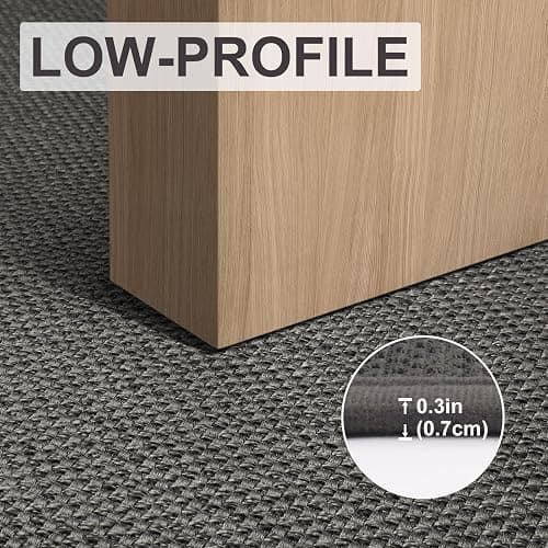 LEKEEPGO Door Mat 24"x36", Non Slip Door Mat Indoor Entrance, Rubber Backing Front Indoor Door mat Washable Absorbent Low-Profile Entryway Entry Resist Dirt Inside Door Mats, Grey thumbnail 6