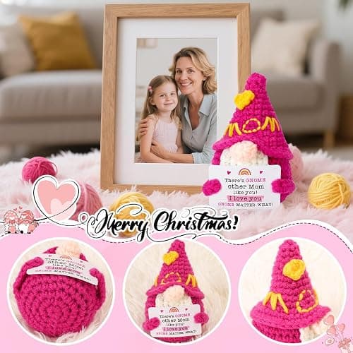 XgiftCreat Mom Gifts Mothers Birthday - Funny Christmas Stocking Stuffers Presents for Mom Birthday Mother's Day from Daughter Son, Cute Xmas Holiday Gnome Gift for Mother Mama Mommy, I Love You Gnome thumbnail 3