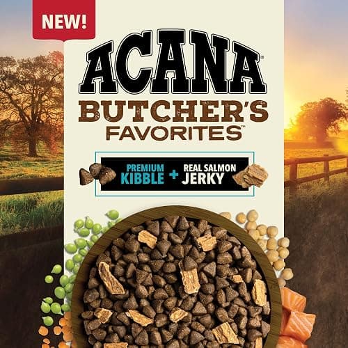ACANA Butcher’s Favorites Grain-Free Dry Dog Food Wild-Caught Salmon Recipe 4lb Bag thumbnail 3