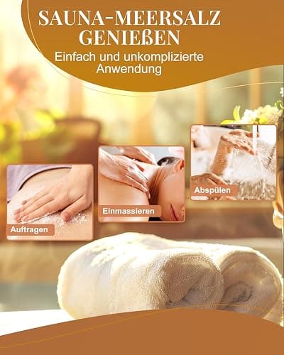 Frankonia BATH & SPA Sauna Salz Peeling Wilde Rose – 400 g Meersalz-Körperpeeling mit Jojobaöl & Vitamin E – Dusch- & Body Scrub für alle Hauttypen – Vegan & ohne Parabene – ohne Microplastik thumbnail 4