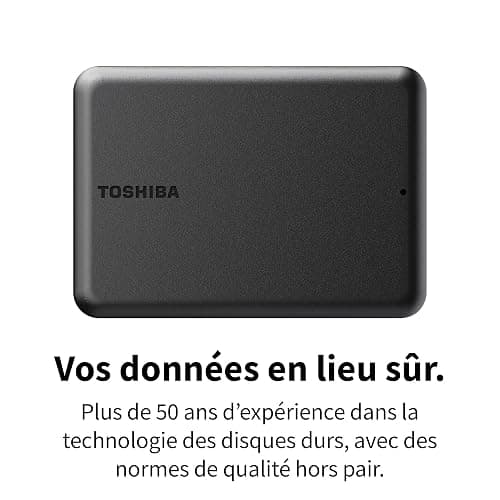 Toshiba Canvio Partner 2TB Portable 2.5'' External Hard Drive, USB 3.2, Compatible Mac & Windows. Xbox, PS4, PS5 (HDTB520EK3AB) thumbnail 6