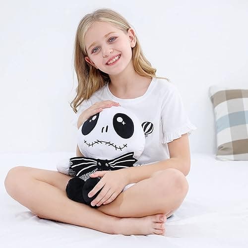 illuOKey Jack Skellington Plush Doll Nightmare Before Christmas Toys - Pumpkin King Plush Stuffed Lovely Baby Dolls, 16 Inches
