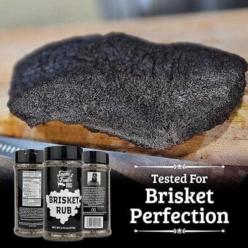 Smoke Trails BBQ BRISKET RUB | BBQ Rub for Texas Brisket by Steve Gow | Great on Brisket, Beef Short Ribs, Steaks, and more thumbnail 7