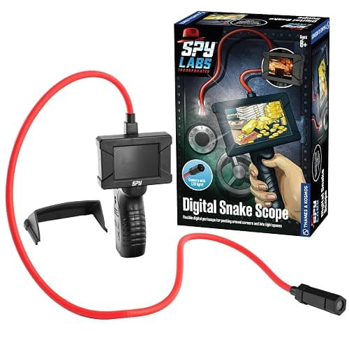 Thames & Kosmos Spy Labs Inc: Digital Snake Scope | Detective Toy for Boys & Girls Ages 8+ | Flexible 26-inch Digital Periscope Camera for Discreet Pretend Play Investigations - Image 1