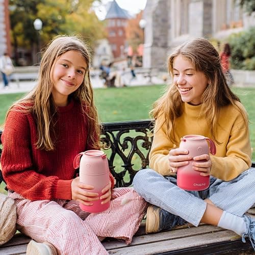 Thermo for Hot Food for Adults Kids | Wide Mouth, 26 oz Insulated Food Jar with Spoon, Leakproof Soup Thermo for School Office Travel, Thermal Steel Lunch Container Easy to Carry (Pink) thumbnail 2