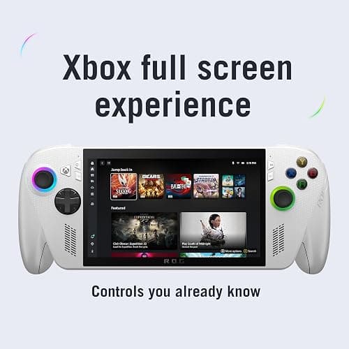 ASUS ROG Xbox Ally 7” 1080p 120Hz Gaming Handheld Touchscreen AMD Ryzen™ Z2 A 16GB RAM 512GB SSD White thumbnail 7