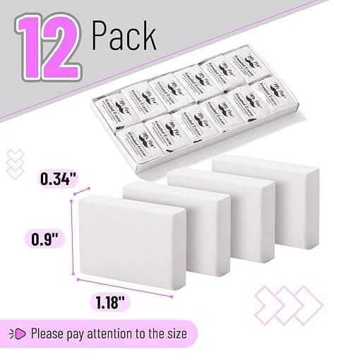 Mr. Pen- Kneaded Eraser, 12 Pack, White Kneaded Erasers for Artists, Art Eraser, Kneadable Erasers Bulk thumbnail 3