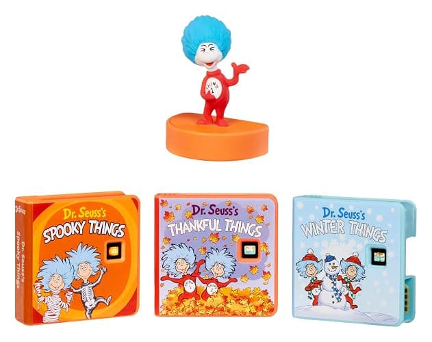 Little Tikes Story Dream Machine Dr. Seuss Thing 1 Collection, Storytime, Books, Audio Play Character, Gift and Toy for Toddlers and Kids Girls Boys Ages 3+ Years - Image 1