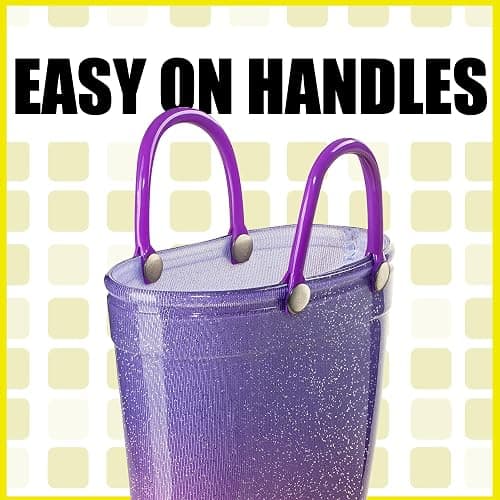 Puddle Play Kids' PVC Glitter Rain Boots with Easy-On Handles – Sparkly, Lightweight, for Girls & Boys – Toddler & Little Kid Sizes thumbnail 5