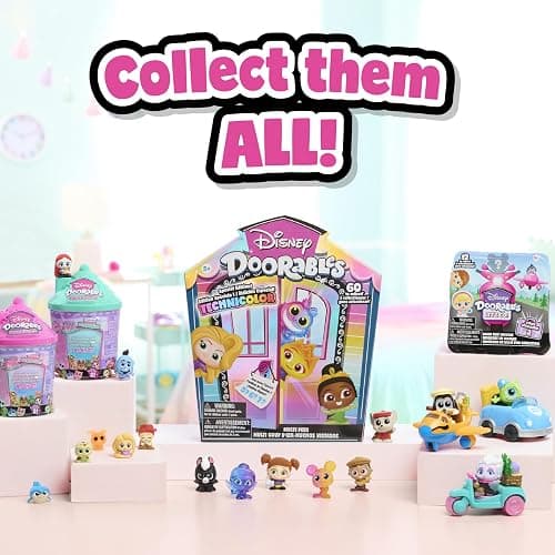 Disney Doorables Coffret de Mini-Figurines à Collectionner, série Technicolor, 5 à 7 modèles Inclus, Jouets pour Enfants de 5 Ans et Plus par Just Play thumbnail 6