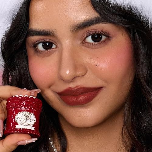 Flower Knows Strawberry Cupid Cake Lip Cream,Velvety-Smooth Matte Liquid Lipstick,Hydrating,Smudge-proof & Stain-Free Lip Stain(V09 Velvet,0.17 Fl Oz) thumbnail 7