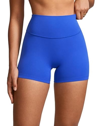 INGIA High Waist No Front Seam Biker Shorts 4 '' | Running, Volleyball, Spandex, Yoga, Gym, Workouts, for Womens - Image 1