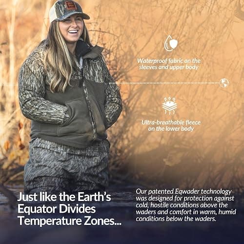 Drake Waterfowl Women's Eqwaderplus Full Zip, Mossy Oak Bottomland, Medium thumbnail 4