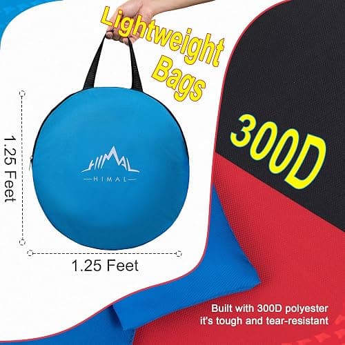 Himal Collapsible Portable Corn Hole Boards with 8 Cornhole Bean Bags (3 x 2-feet) thumbnail 6