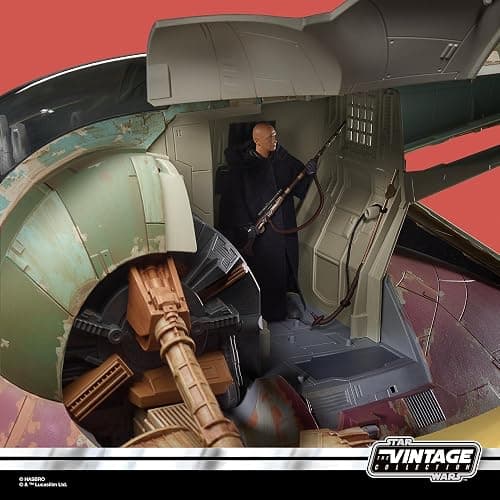 STAR WARS The Vintage Collection Boba Fett’s Starship Toy 3.75-Inch-Scale The Book of Boba Fett Vehicle, Toys for Kids Ages 4 and Up thumbnail 7