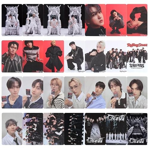 55 PCS Stray Kids Giant Album Photocards, Perfect KPOP Album SKZ Photocards, Straykids Album Photocards, Stray Kids Merch Lomo Cards Set, SKZ Merch Lomo Cards, Gift for Boys and Girls thumbnail 6