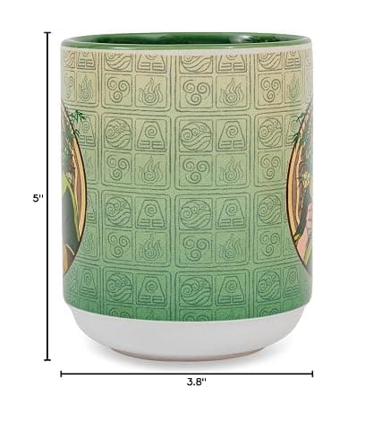 AVATAR: The Last Airbender Uncle Iroh Asian-Style Ceramic Tea Cup | Traditional Japanese-Inspired Mug Without Handle | Holds 9 Ounces thumbnail 3