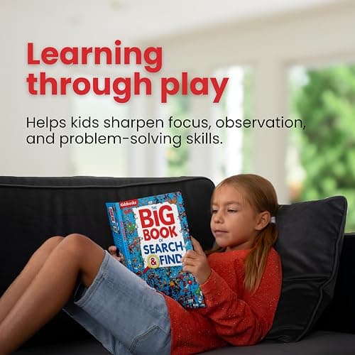 The Big Book of Search & Find - Fun Hidden Object Game for Kids | Boosts Focus & Observation Skills | Engaging Brain-Training Activity Book thumbnail 13