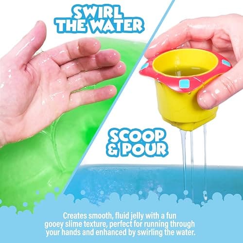 Tub Works® Jelly Bath Slime Bombs, 6 Pack | Bath Bombs for Kids That Turn Bath Water Into Colorful Jelly Slime | Nontoxic | Unique Kids Bath Bombs with Surprise Slime Texture | Sensory Fun Bath Toys thumbnail 5