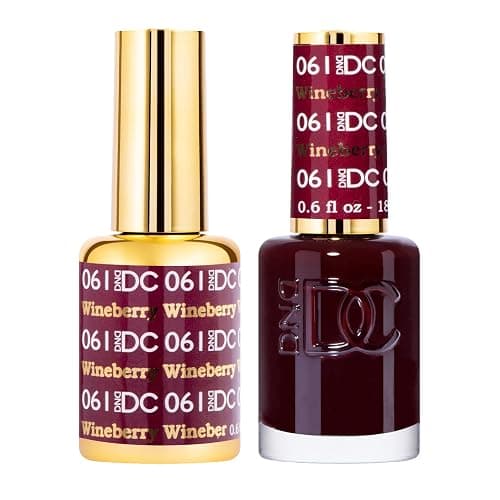DND DC Gel Polish Set, Red Collection, UV/LED GelPolish and Air Dry Nail Lacquer, Matching Chip-Free Polish Duo, 0.5 Fl Oz Each - Image 1