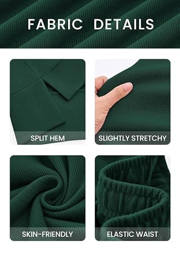 KIRUNDO Fall Sweatsuits Women 2 Piece Outfit Lounge Sets 2025 Matching Airport Oversized Sweatshirt Sweatpants Tracksuit thumbnail 2