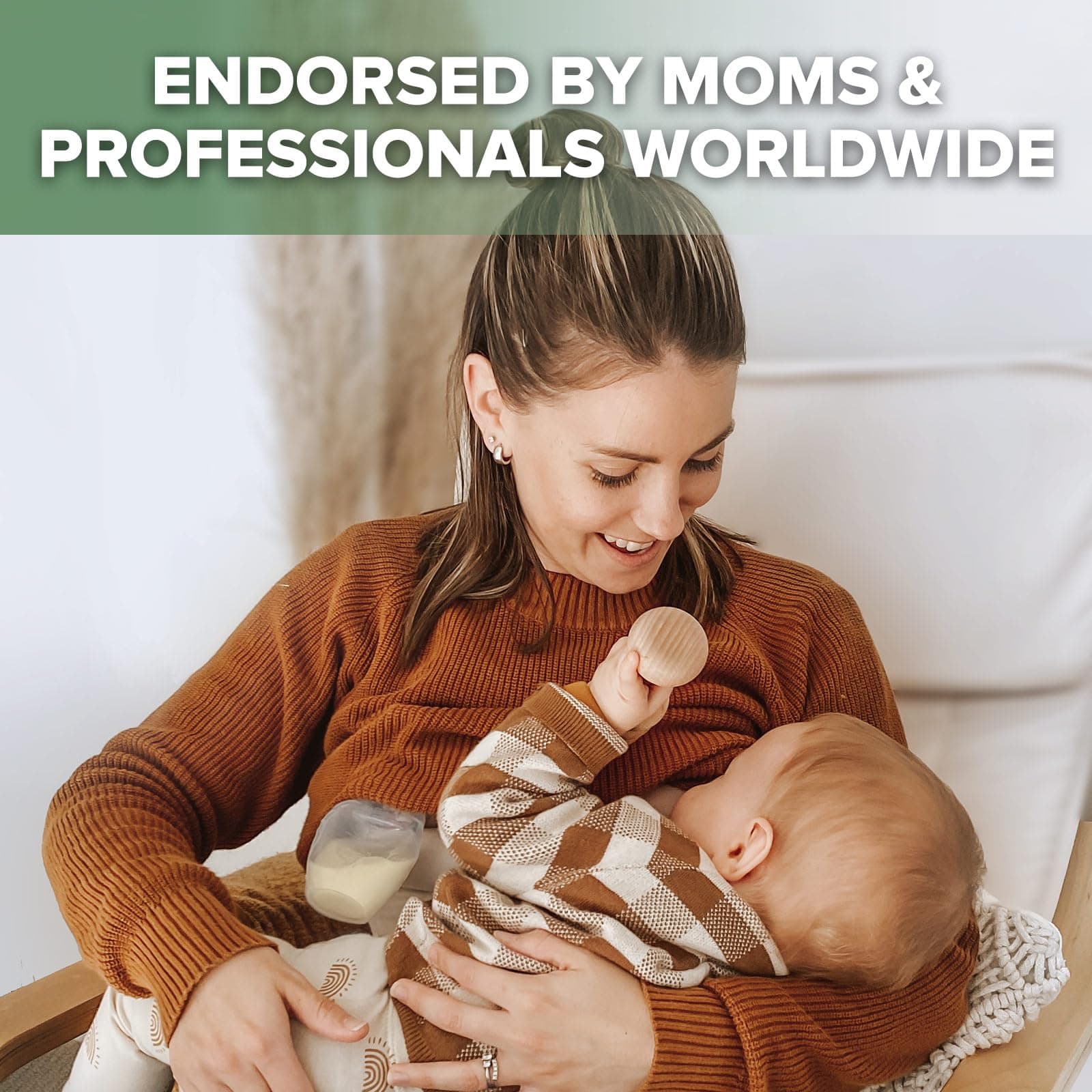 Haakaa Silicone Breastfeeding Manual Breast Pump Milk Pump 100% Food Grade Silicone BPA PVC and Phthalate Free, Clear thumbnail 2