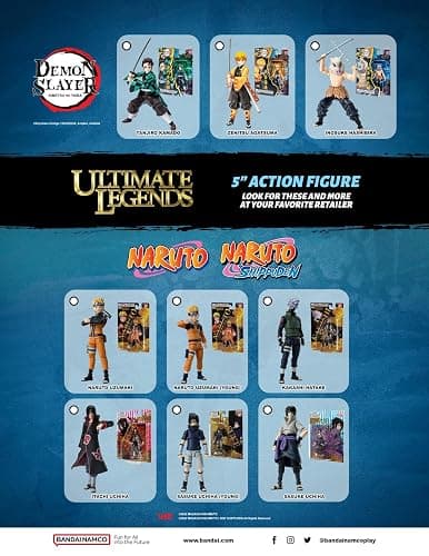 Ultimate Legends - Naruto 5" Itachi Uchiha (Adult) Action Figure thumbnail 6