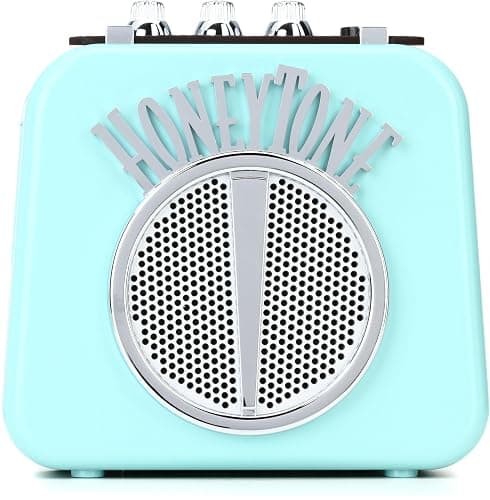 Danelectro Honeytone N-10 Guitar Mini Amp, Aqua thumbnail 2