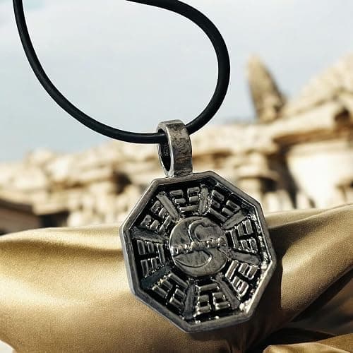 PRINCESS CUTENESS STORE Lost TV Series The Dharma Initiative Swan Station Pendant Cord Necklace thumbnail 5