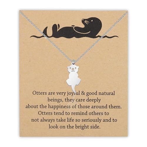 WSNANG Otter Pendant Jewelry - Sea Otter Gifts for Lovers & Family - Image 1