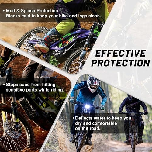 XINGWU Front Fender for Surron Light Bee X/S Segway X160/X260 Dirt Bike Motorcycle Front Fender Modified Mudguard Protector for Ebikes Black thumbnail 3